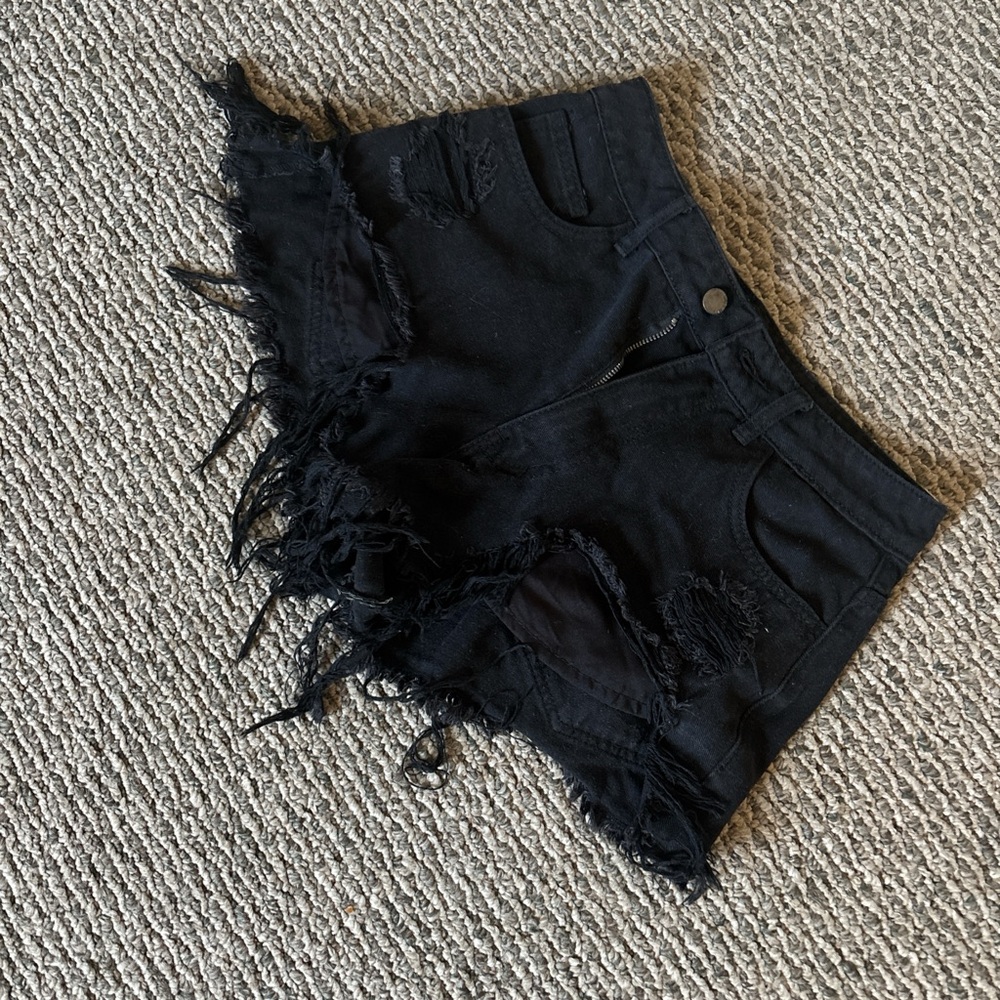 Black shorts